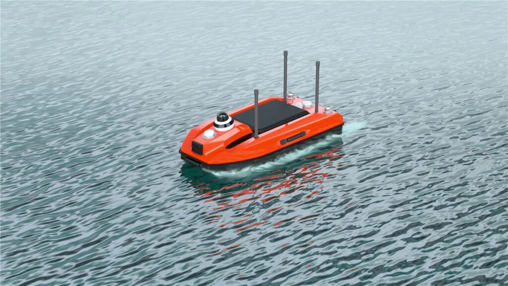 Fire fighting detection USV for sea or lakes