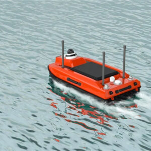 Collecting floating oil USV