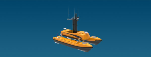 Convertible catamaran USV platform for hydrographic survey